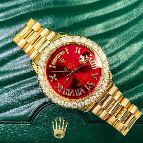 red face rolex day date replica|best rolex day date homage.